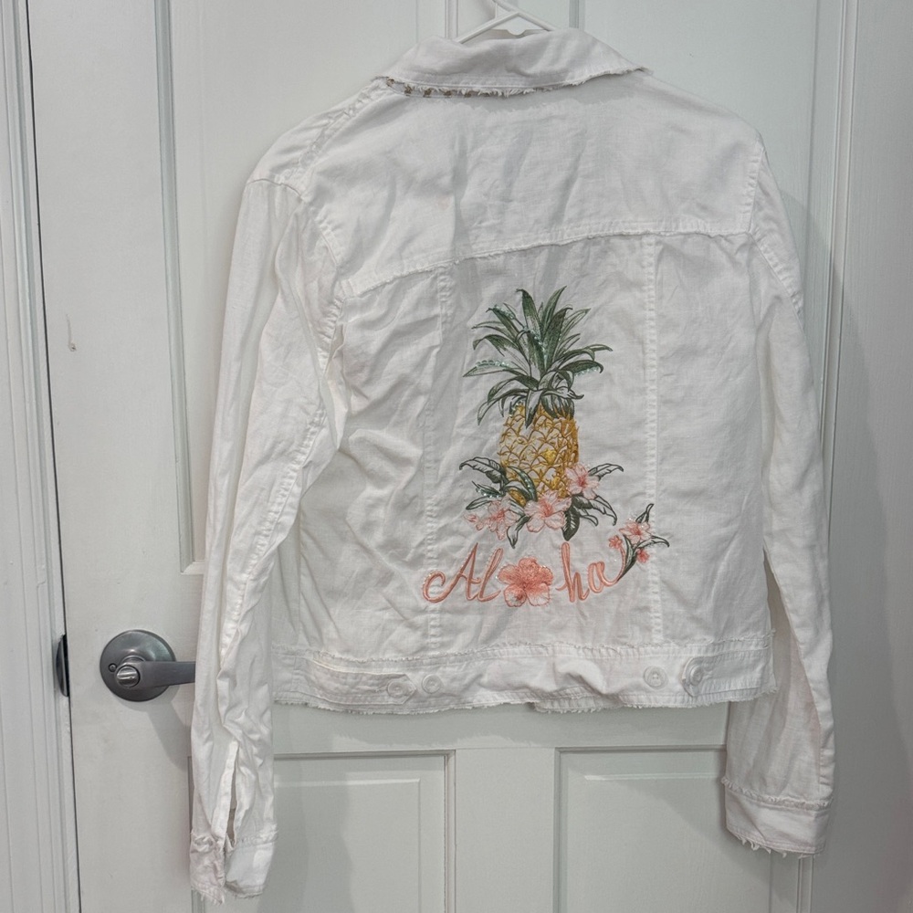 Tommy Bahama Two Palms Pineapple Linen Jacket